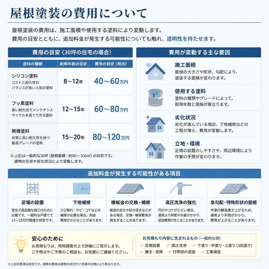 玉村町の屋根塗装の相場